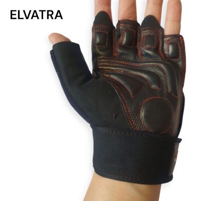 دستکش بدنسازی پاپو چرم بانوان کد 74