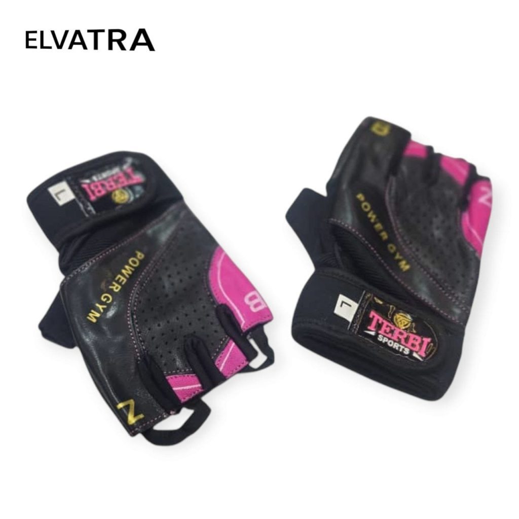 دستکش بدنسازی چرم بانوان کد 79