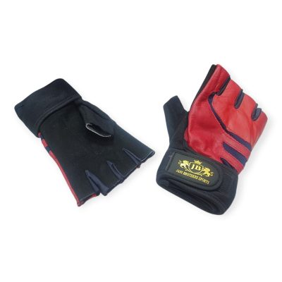 دستکش بدنسازی مچبنددار جیر کد 49