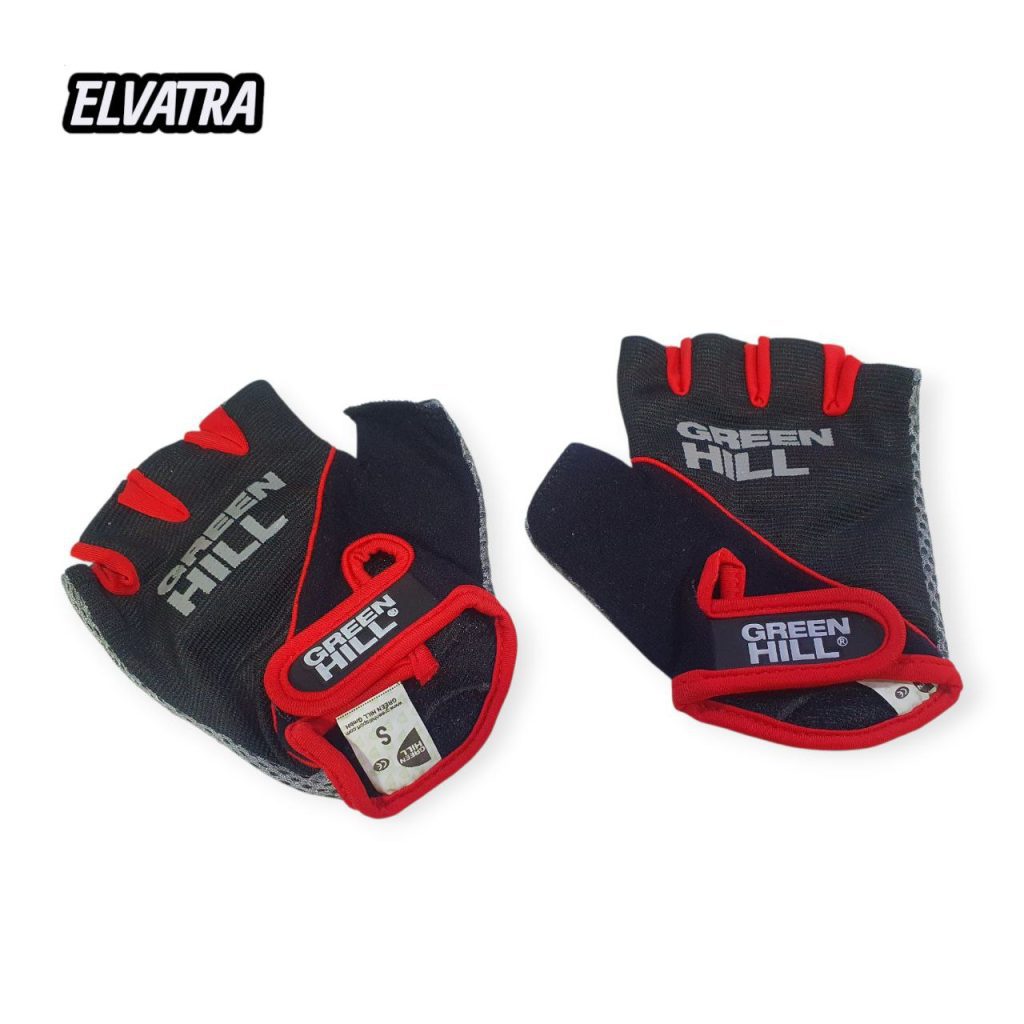 تصویر دستکش بدنسازی زنانه بدون مچ وارداتی Green Hill کد 82