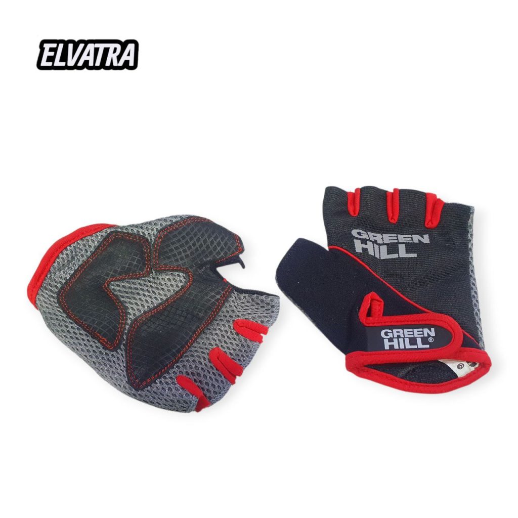 تصویر دستکش بدنسازی زنانه بدون مچ وارداتی Green Hill کد 82