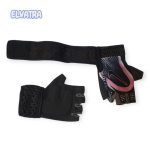 دستکش بدنسازی زنانه مچ دار کد 85