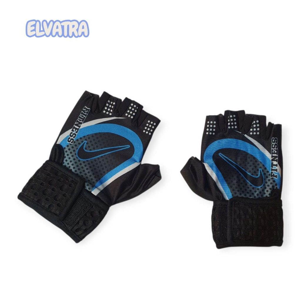 دستکش بدنسازی زنانه مچ دار کد 85
