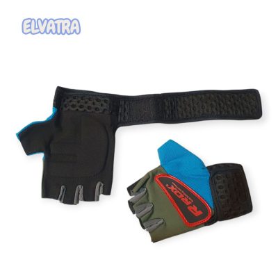 دستکش بدنسازی زنانه مچ دار کد 84