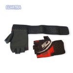 دستکش بدنسازی زنانه مچ دار کد 83