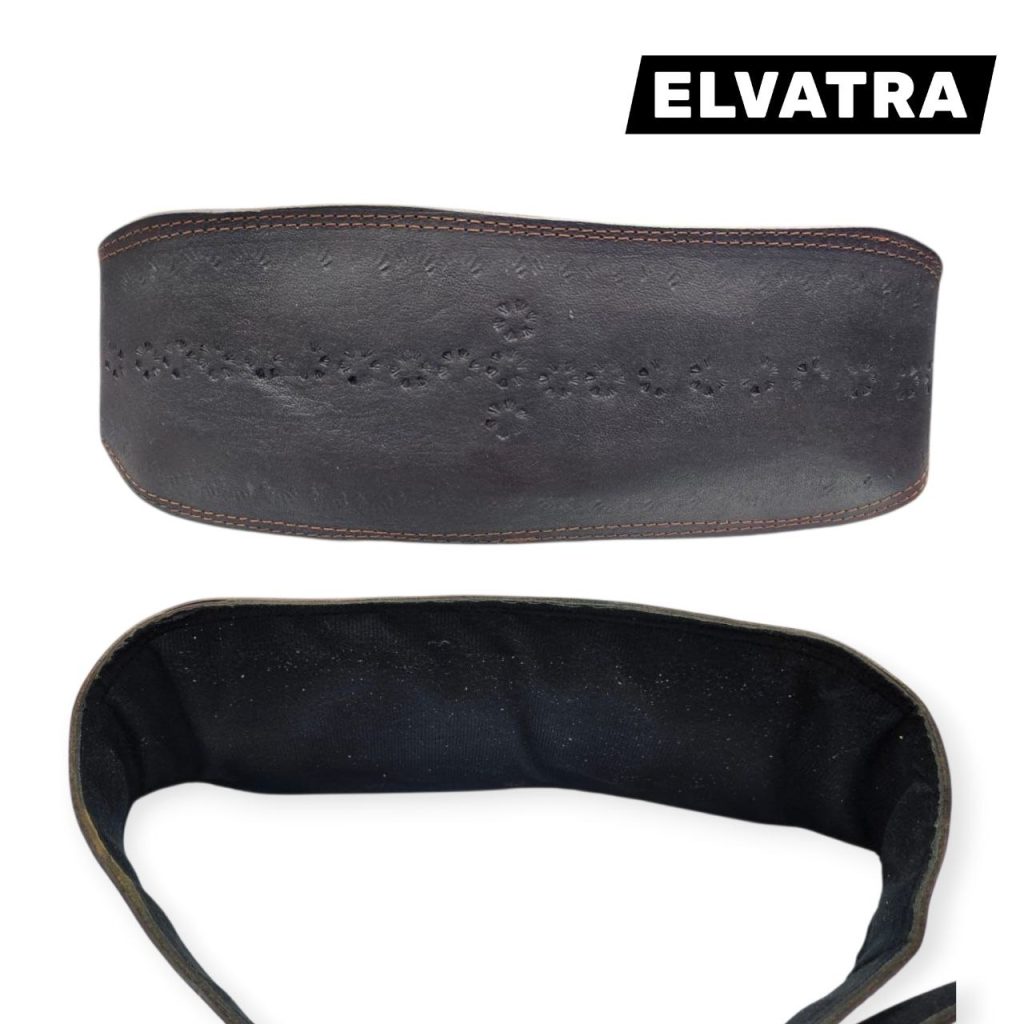 تصویر کمربند چرم بدنسازی مدل سگک دوبل درجه یک