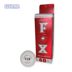 تصویر توپ پینگ پنگ مدل فاکس قرمز بسته 3 عددی