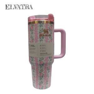 تصویر ماگ دسته دار استنلی تامبلر مدل طرح دار