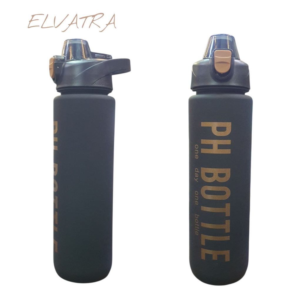 تصویر قمقمه مشکی مدل ph bottle 